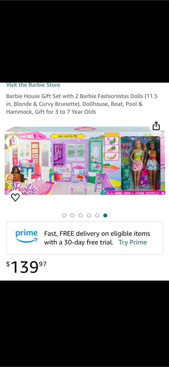 Barbie House Fashionistas Dolls (Final Price) image indicator(3)