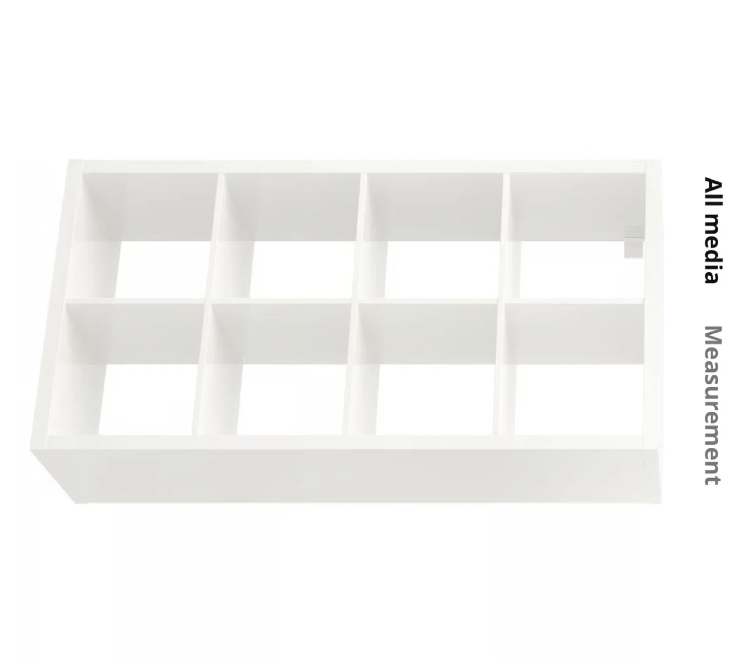 Only IKEA Kallax Shelf Unit - High Gloss White image indicator(6)