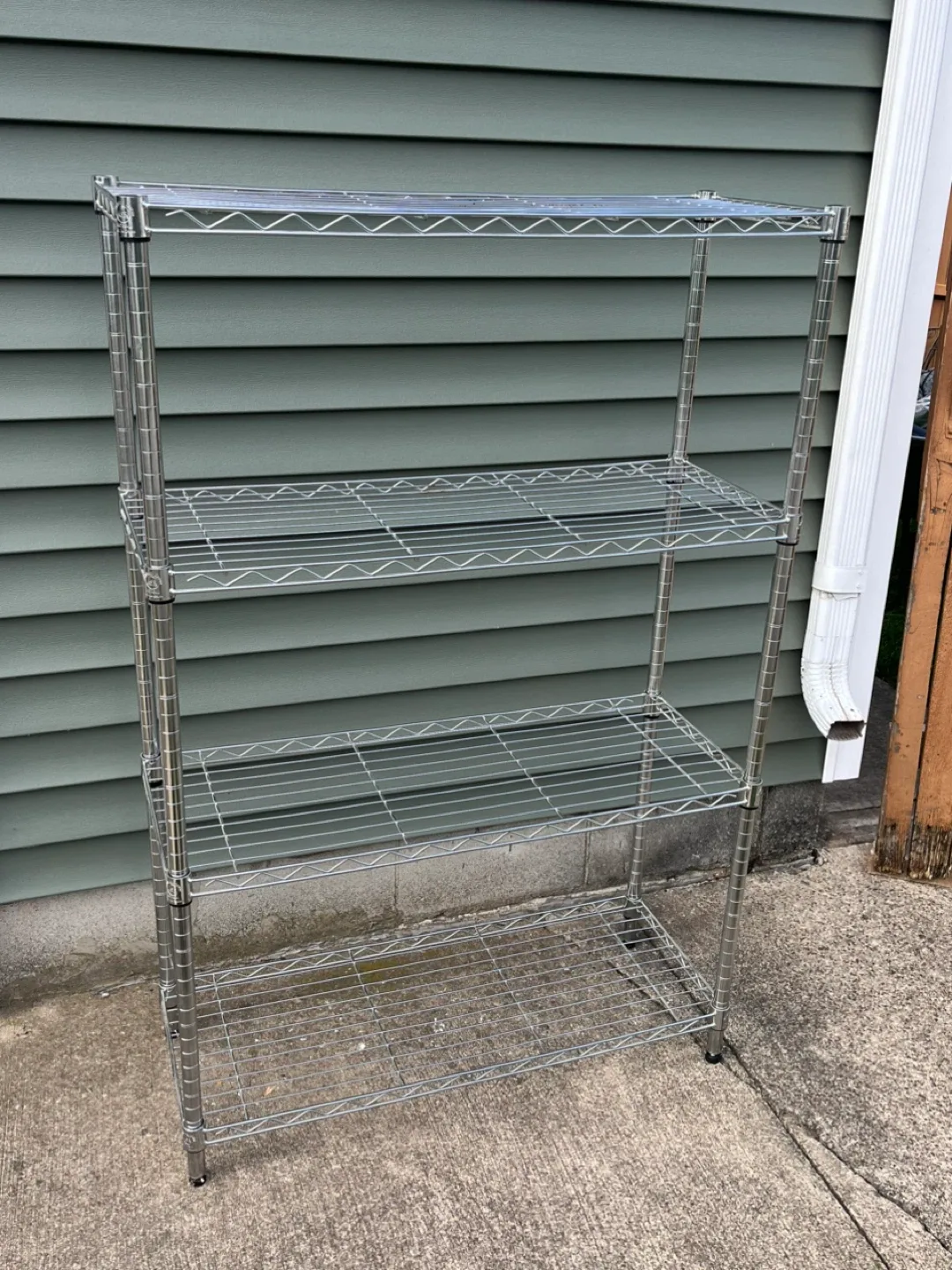 Shelf Tech System Metal Shelf Rack - 4 Tier, 36”W x 55”H x 24”D