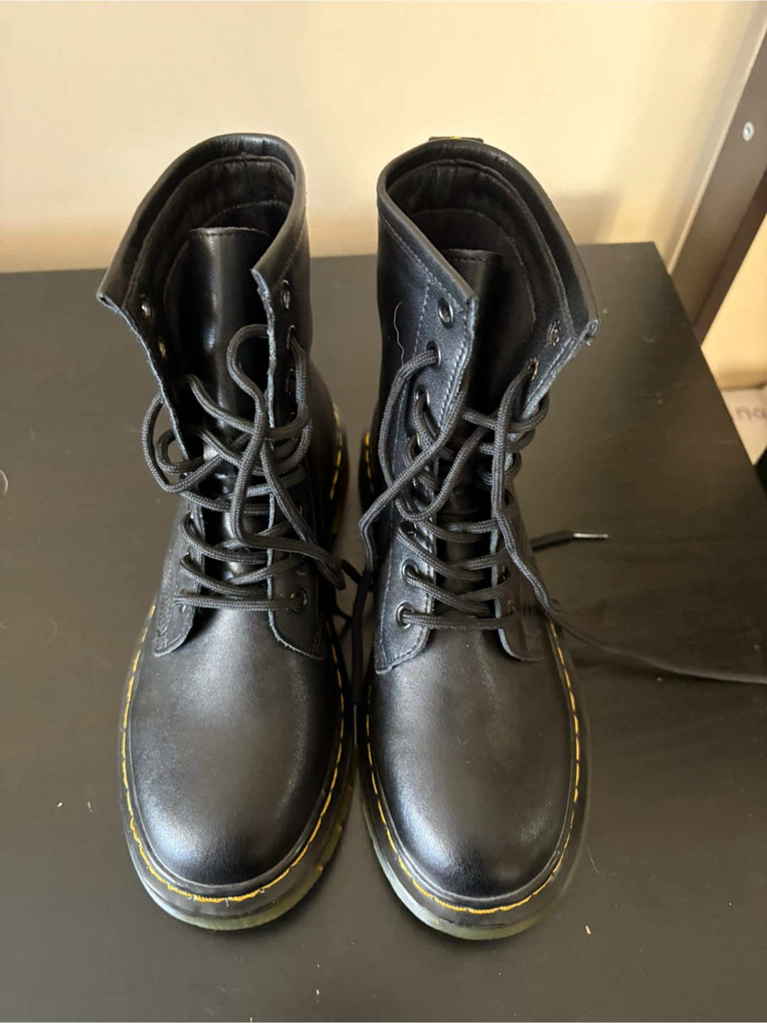 Dr. Martens 1460 Smooth Black Leather Boots