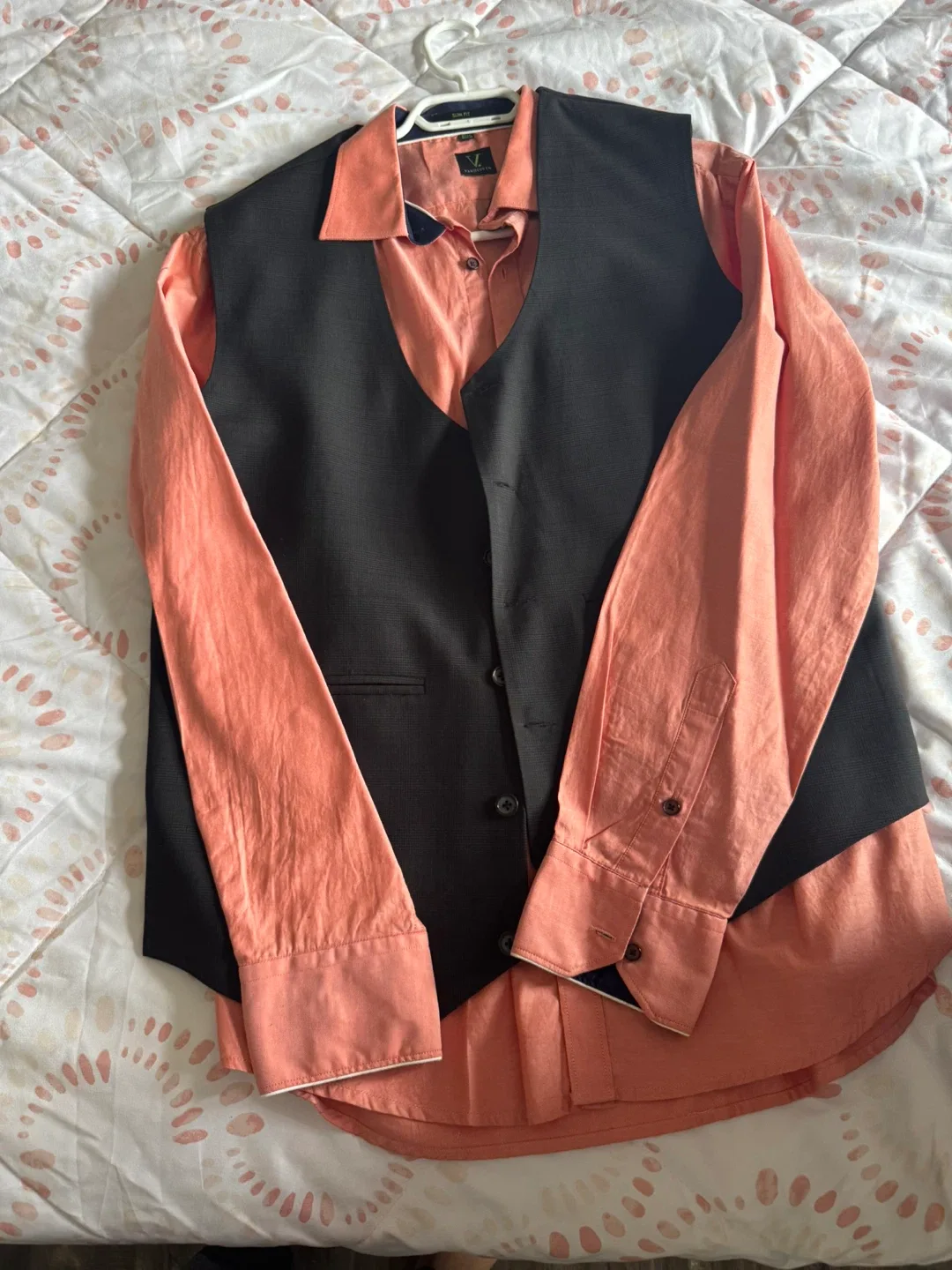 Men's Black Suit (Jacket, Vest, Pants and shirt ) thumbnail