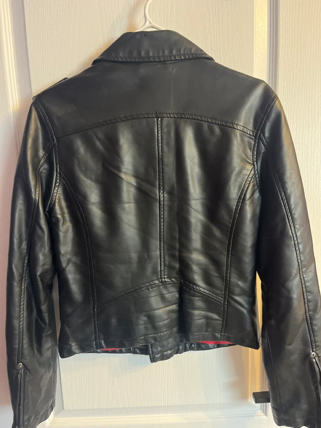 William Rast Black Leather Jacket - Size S/P image indicator(2)