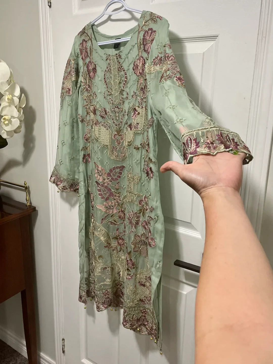 Embroidered Traditional Three Piece Suit image indicator(3)