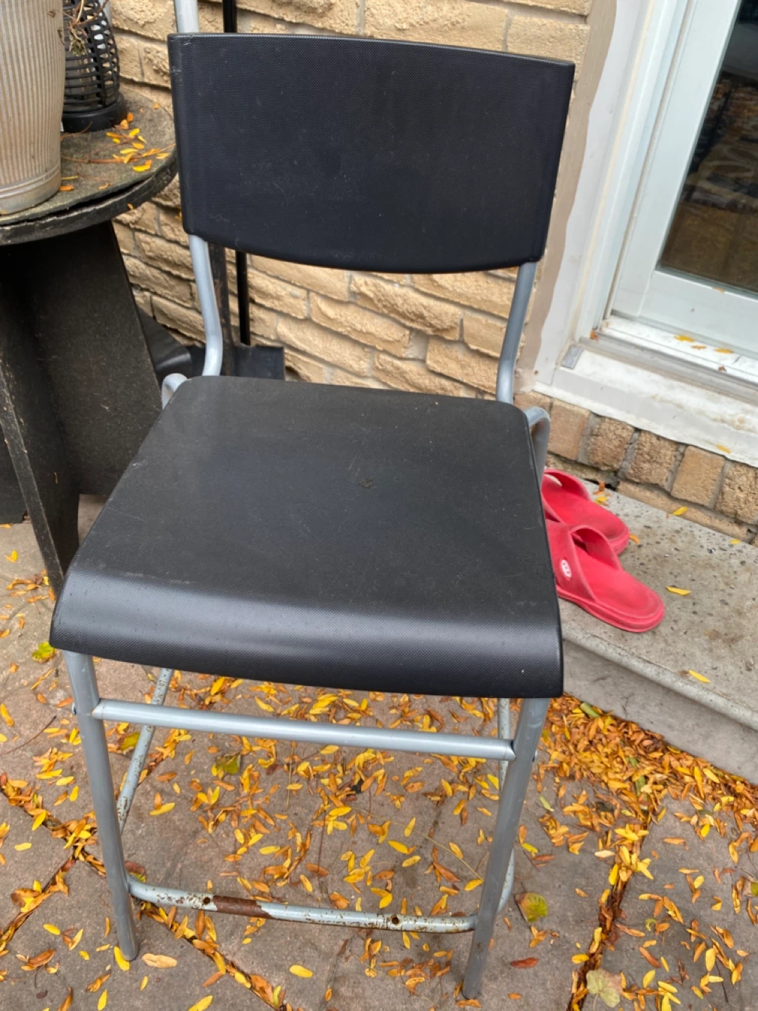 Black & Silver Chair