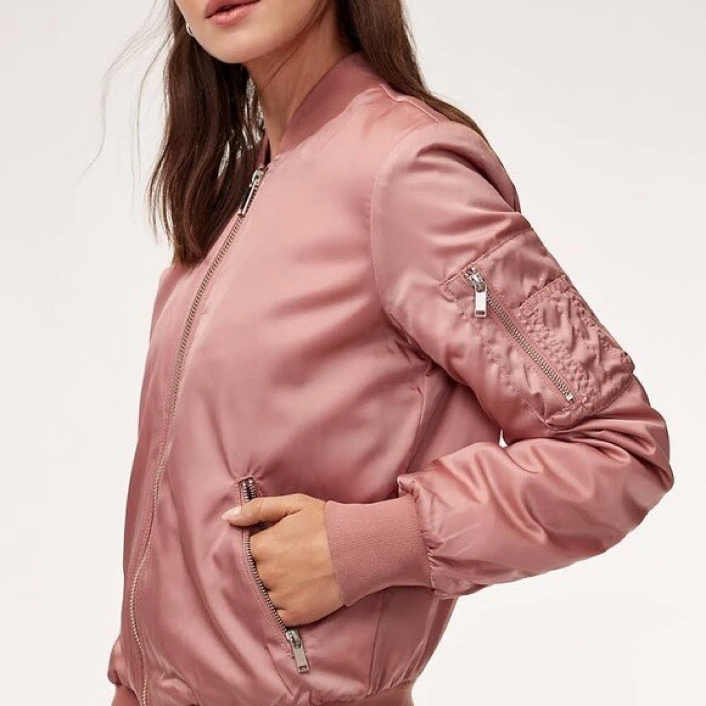 Aritzia Babaton Gilman Bomber Jacket - Size XS - photo 3