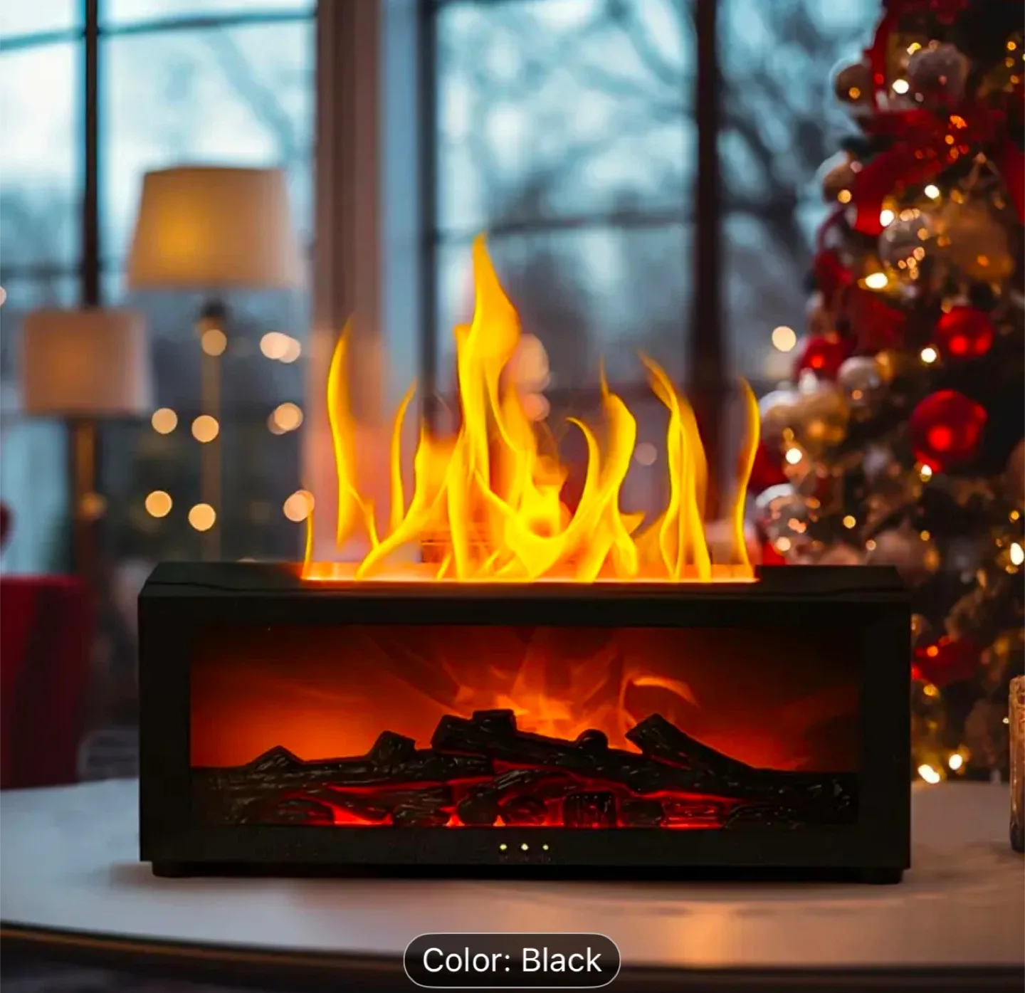 Black Fireplace Diffuser image indicator(3)