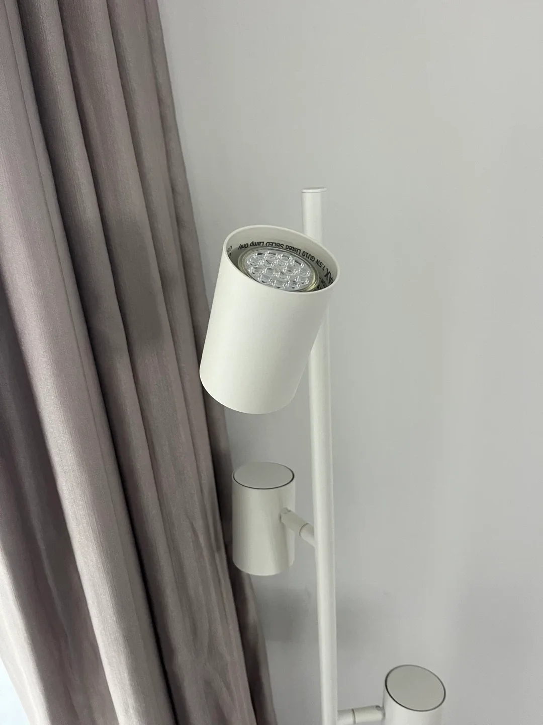 Ikea Floor Lamp - White. Bulbs included image indicator(2)