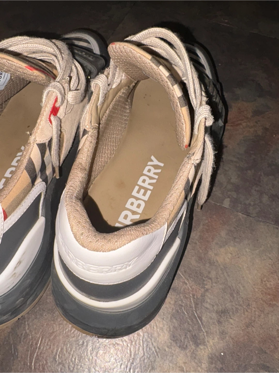 Burberry Check Sneakers Size 43 - photo 4