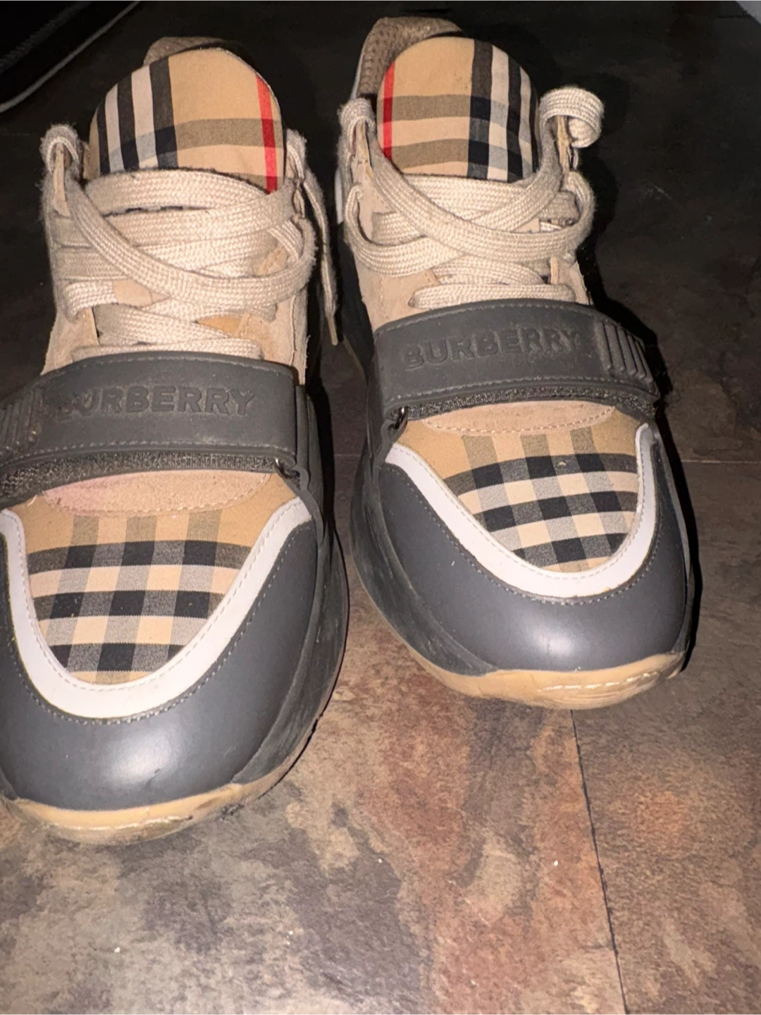 Burberry Check Sneakers Size 43 - photo 2
