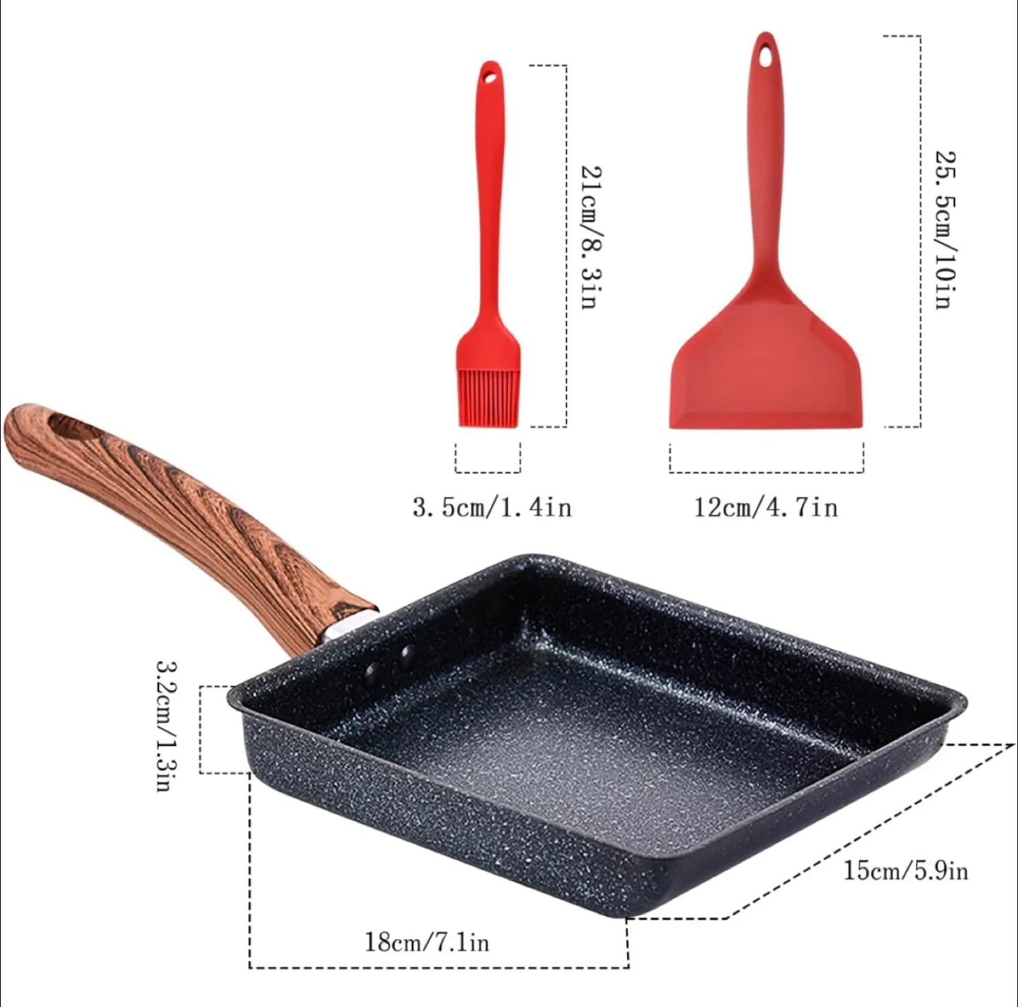 Japanese Omelette Pan image indicator(3)
