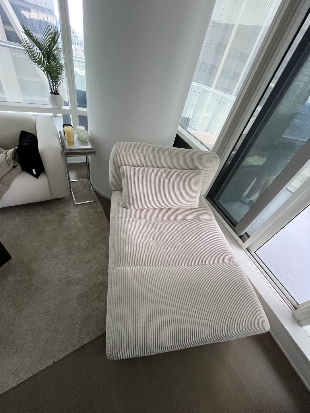 Corduroy Lounge Chair