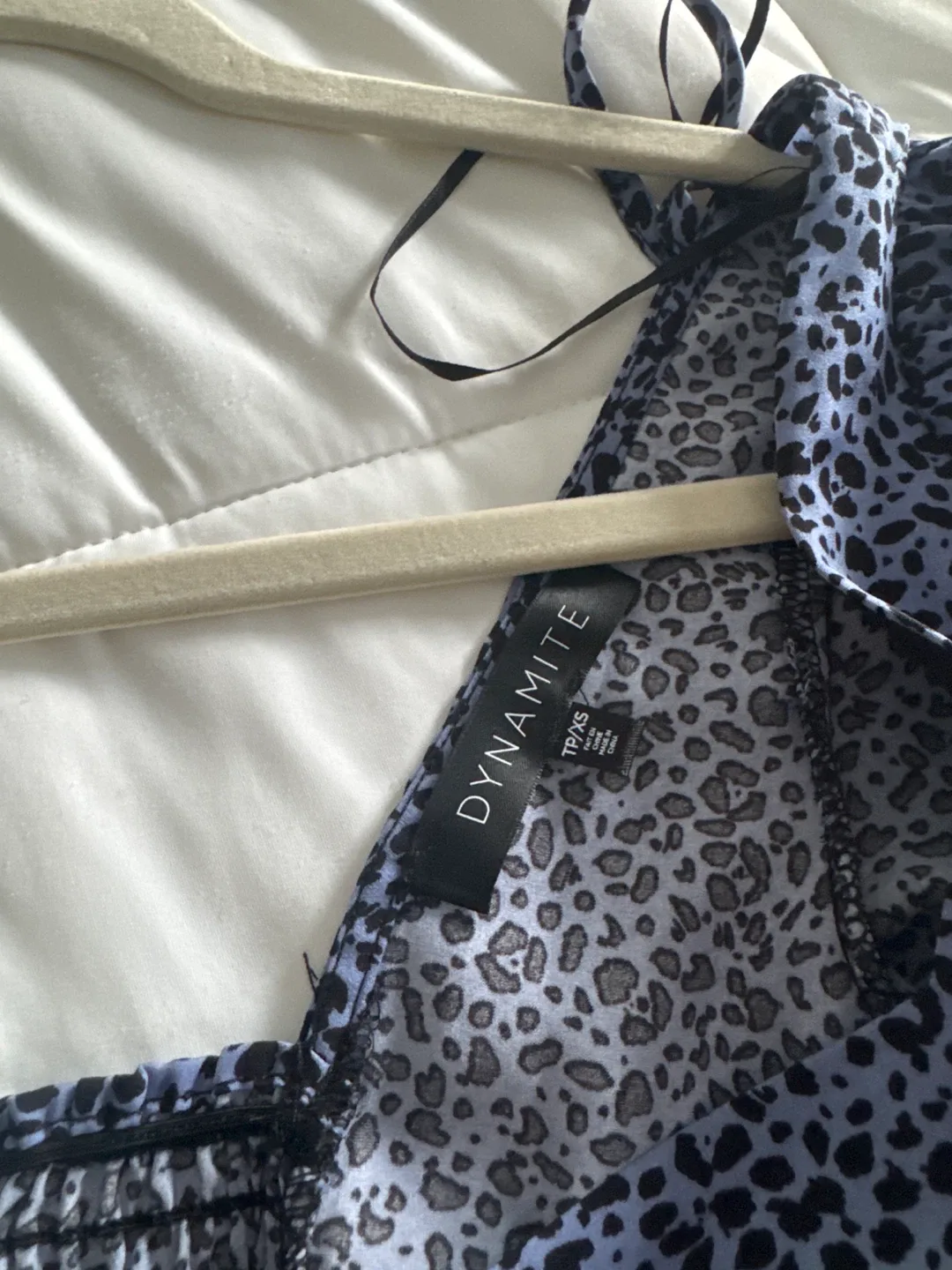 Dynamite XS/TP Blue Patterned Dress image indicator(3)