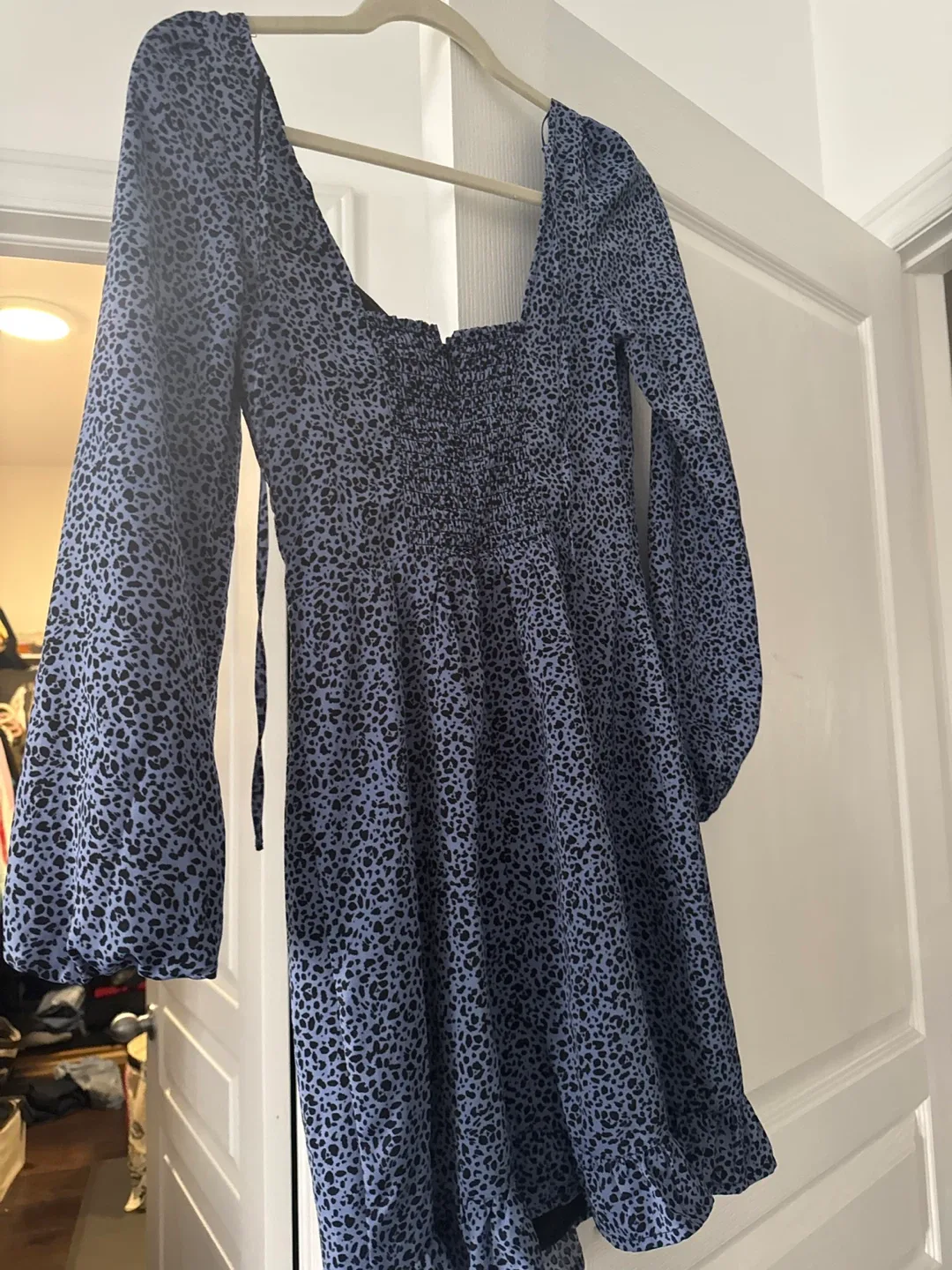 Dynamite XS/TP Blue Patterned Dress image indicator(2)