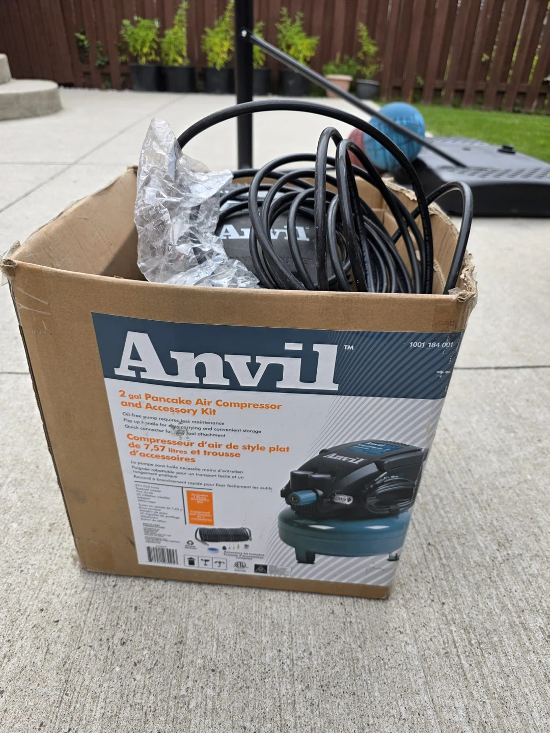 Anvil 2-Gal Pancake Air Compressor Kit - Like New! - photo 2