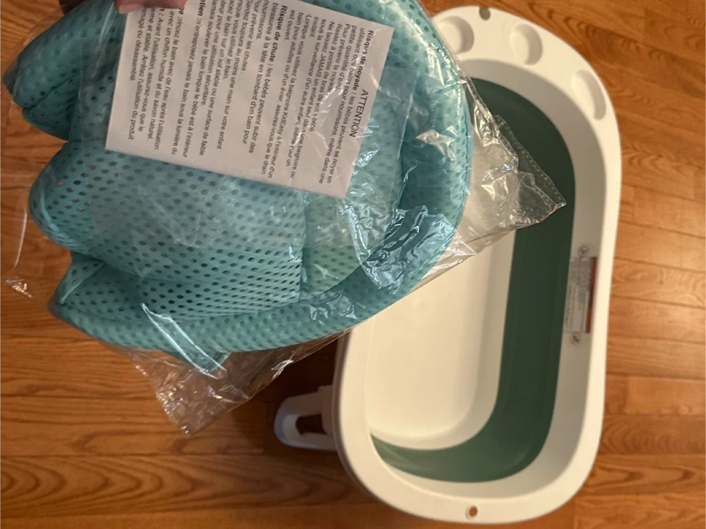 Foldable Baby Bathtub with Detachable Net image indicator(2)