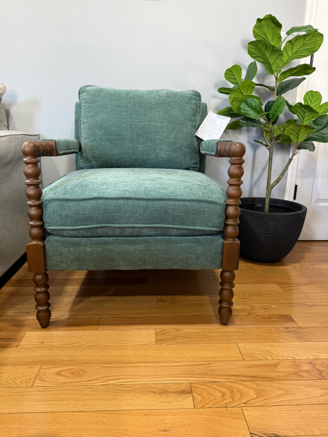 Pioneer Woman Harper Spindle Accent Chair - Jade