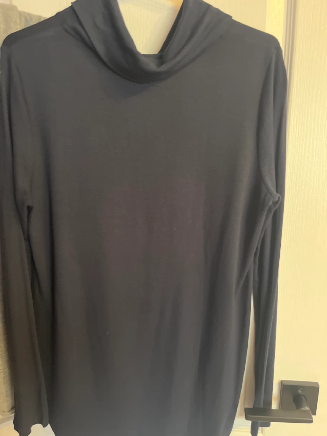 Tommy Hilfiger Navy Blue Cowl Neck Top - photo 2