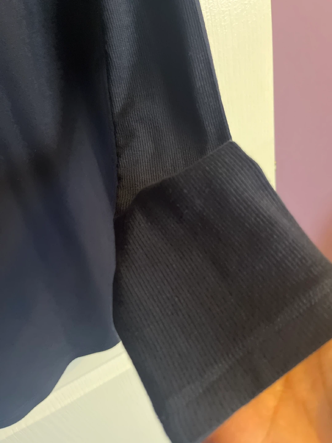Tommy Hilfiger Navy Blue Cowl Neck Top - photo 3