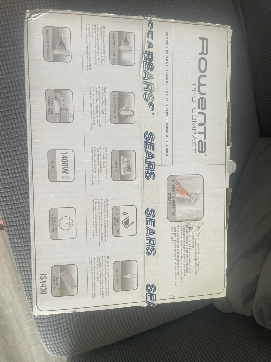 Rowenta Pro Compact Garment Steamer - NEW! image indicator(2)