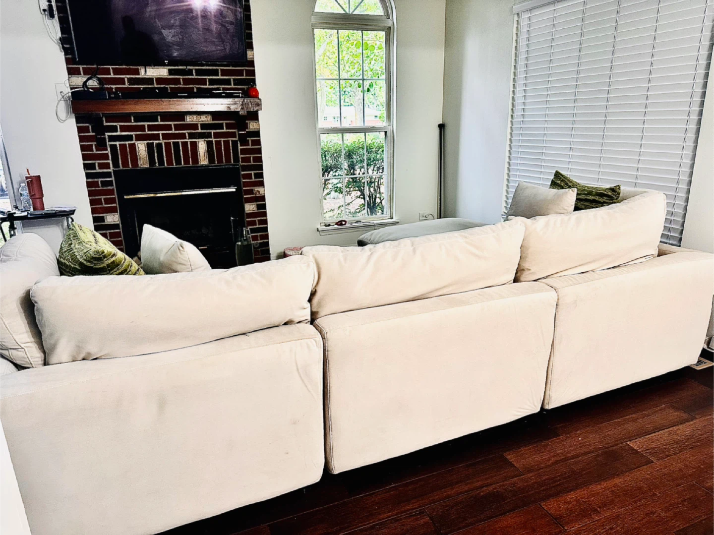 Beige Sectional Sofa - photo 3