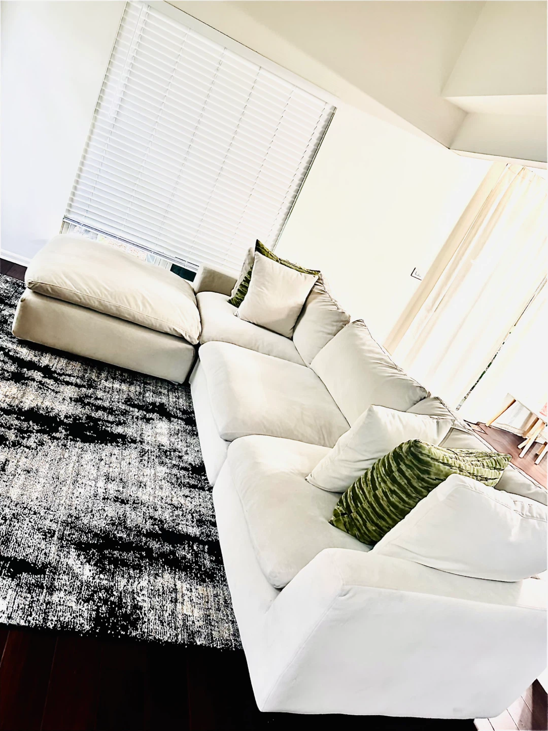 Beige Sectional Sofa - photo 2