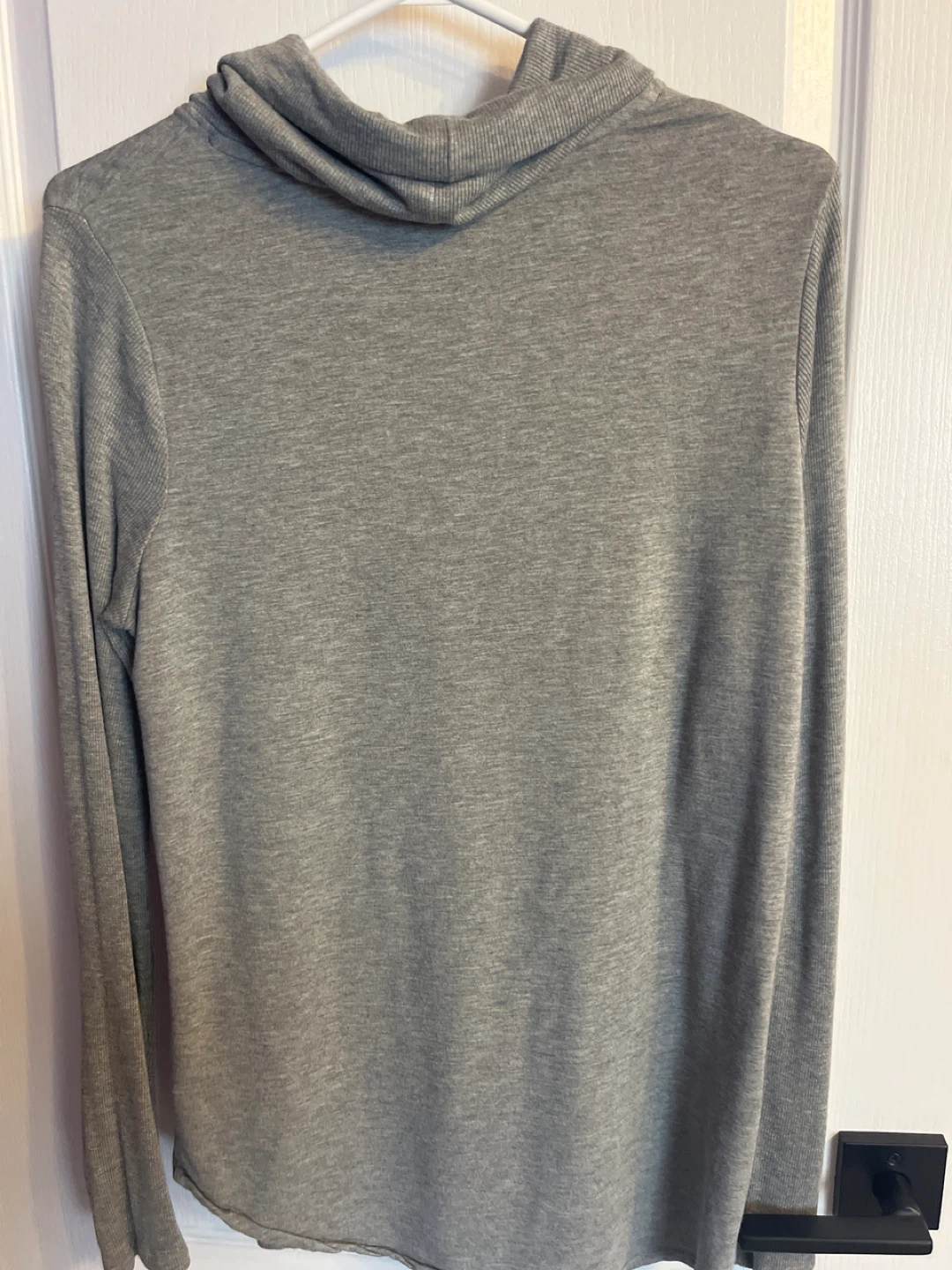 Tommy Hilfiger Grey Cowl Neck Top - Size M - photo 2