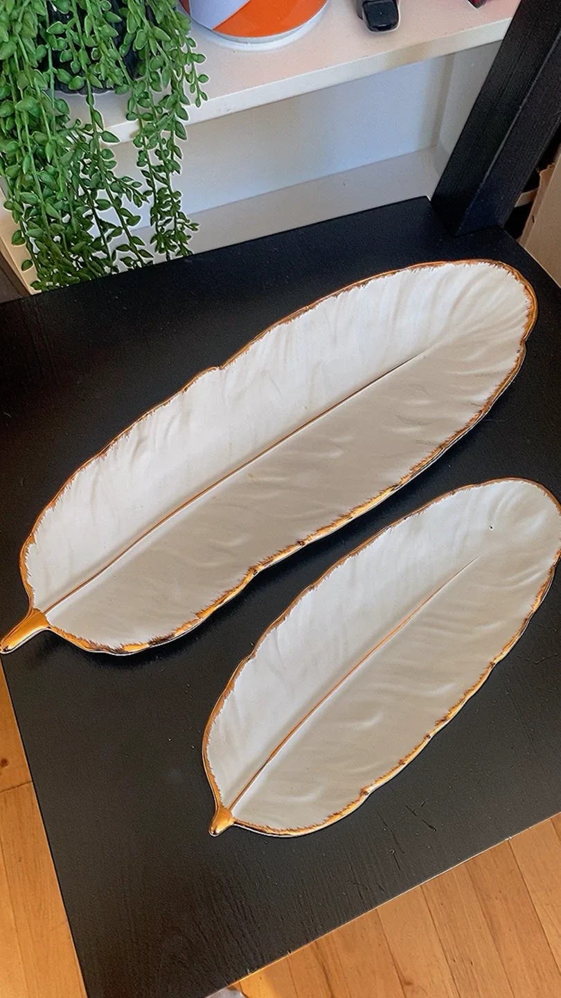 Feather Decorative Trays thumbnail