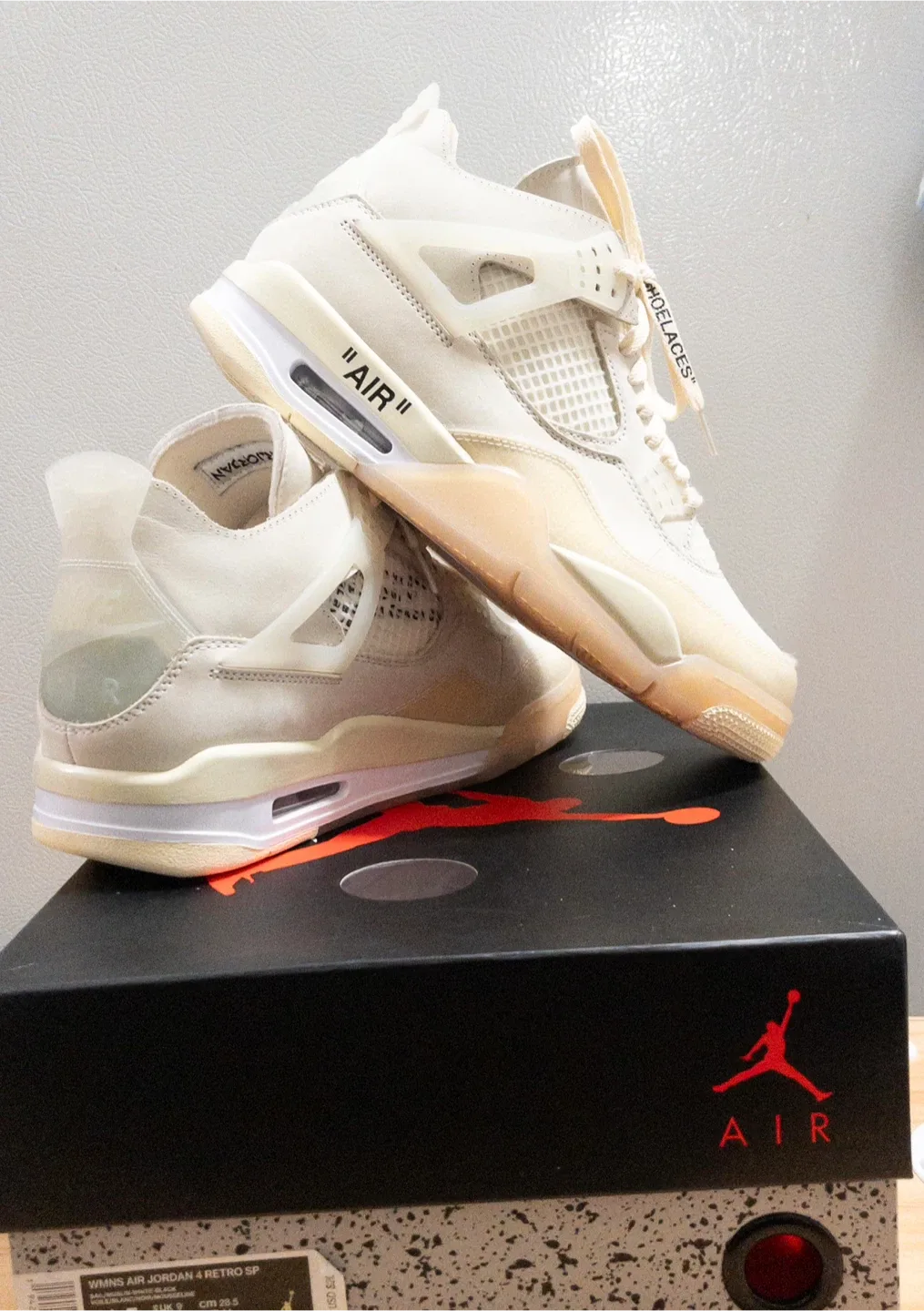 Nike Air Jordan 4 Retro SP Off-White Size 11.5 image indicator(6)