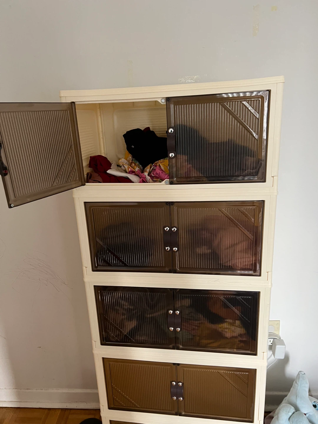 Tall Plastic Storage Cabinet