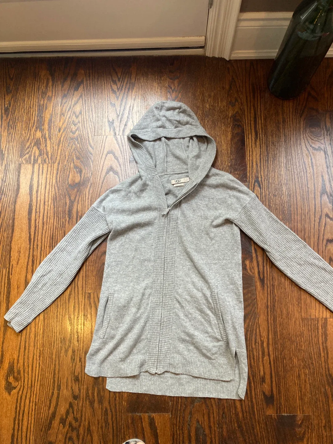 Ugg cashmere zip-up sweater image indicator(3)