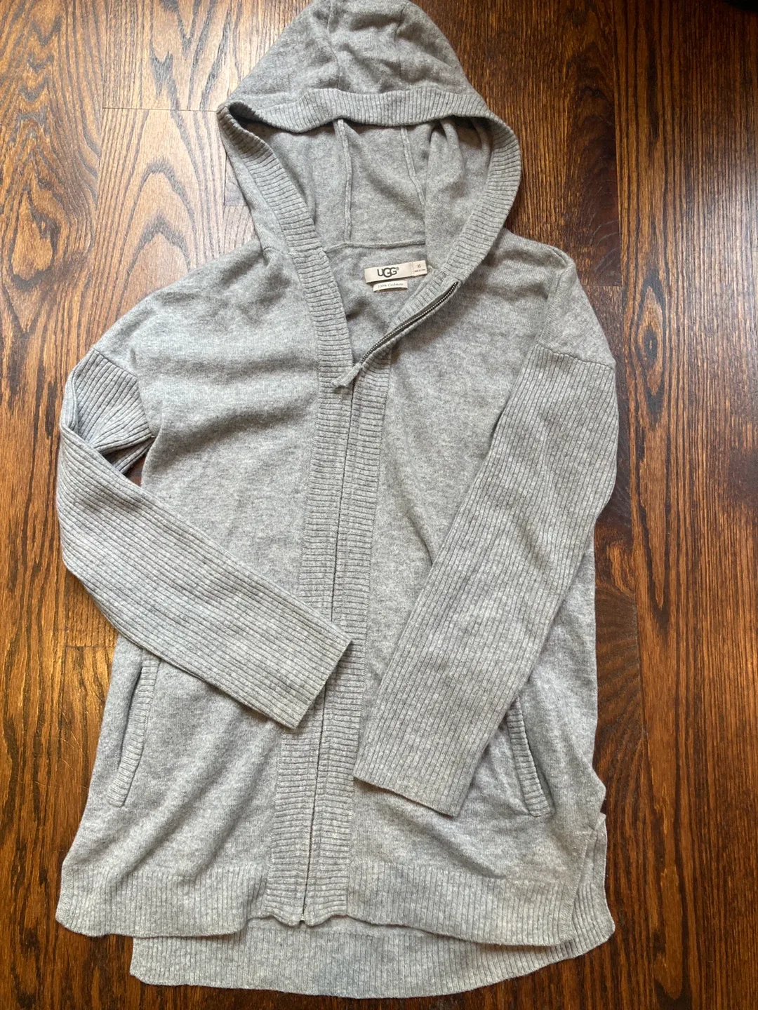 Ugg cashmere zip-up sweater image indicator(5)