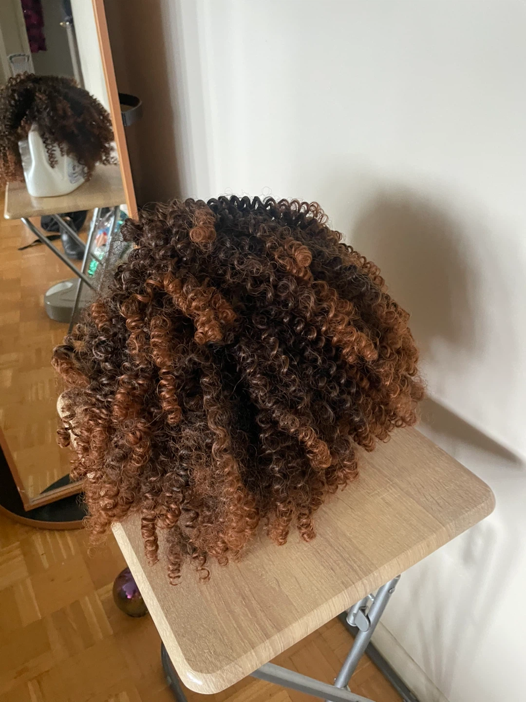 Curly Afro Wig - Brown, 14 Inch - photo 2