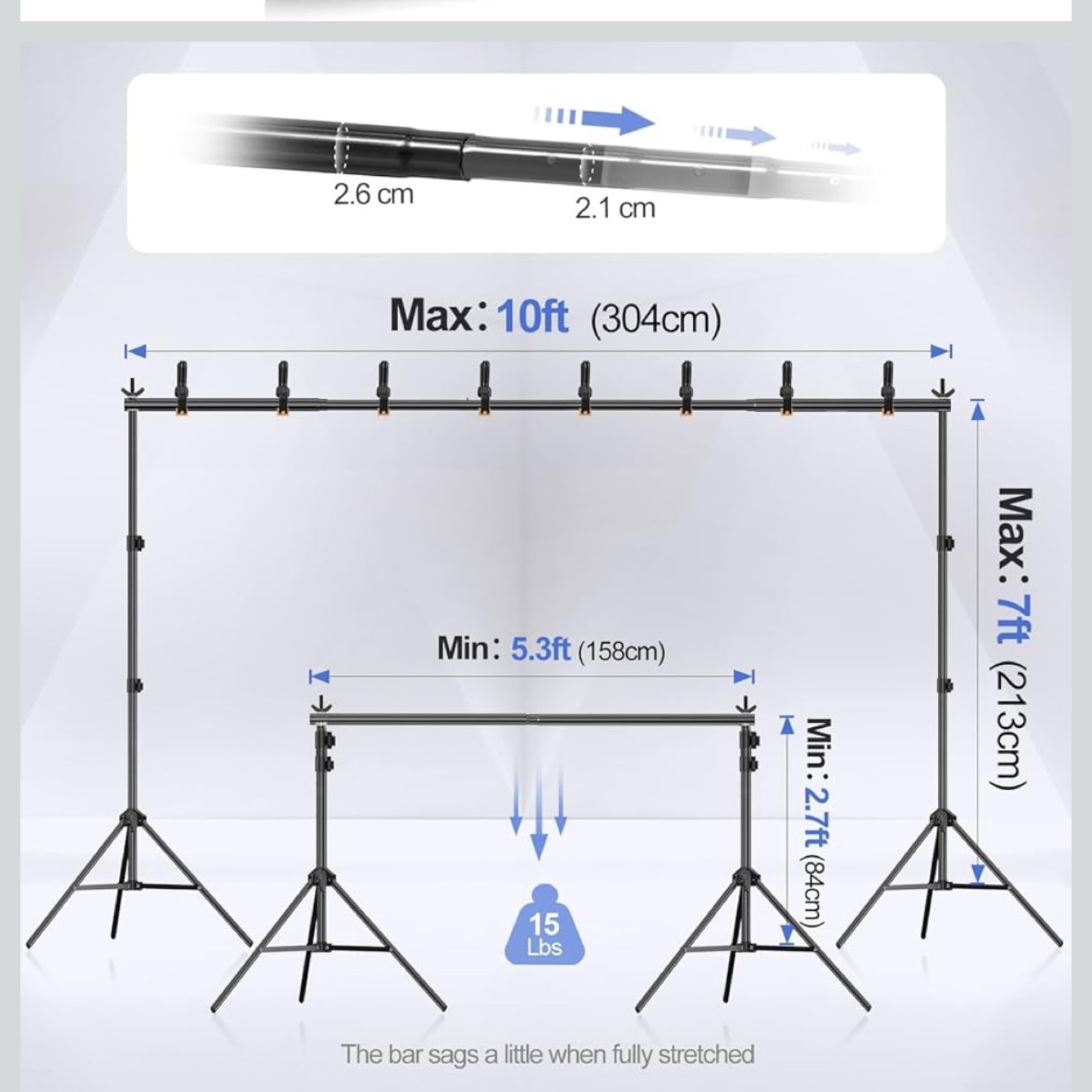 Emart Backdrop Stand Kit - photo 2