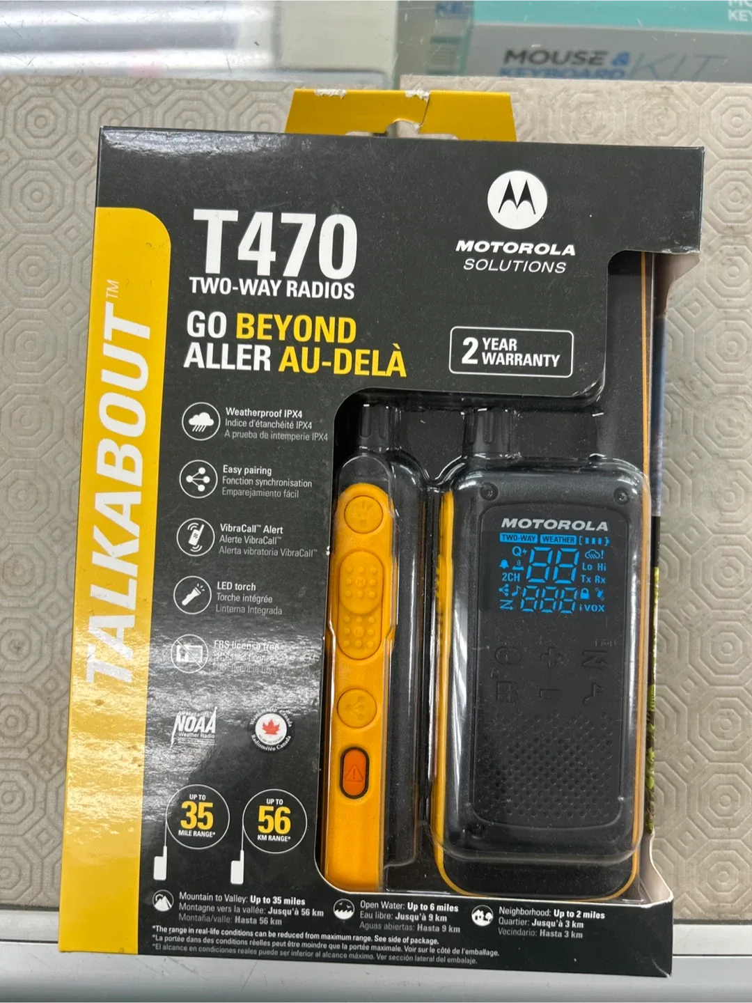 Motorola Talkabout T470 Two-Way Radios - New