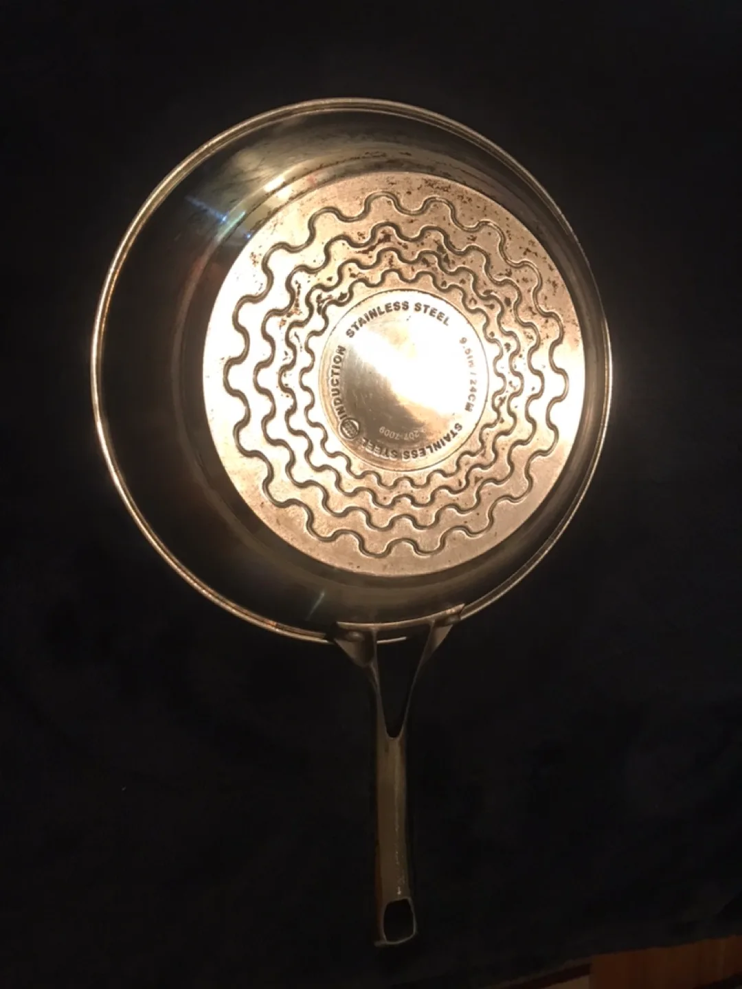 T-fal Stainless Steel 9.5 inch Fry Pan image indicator(2)