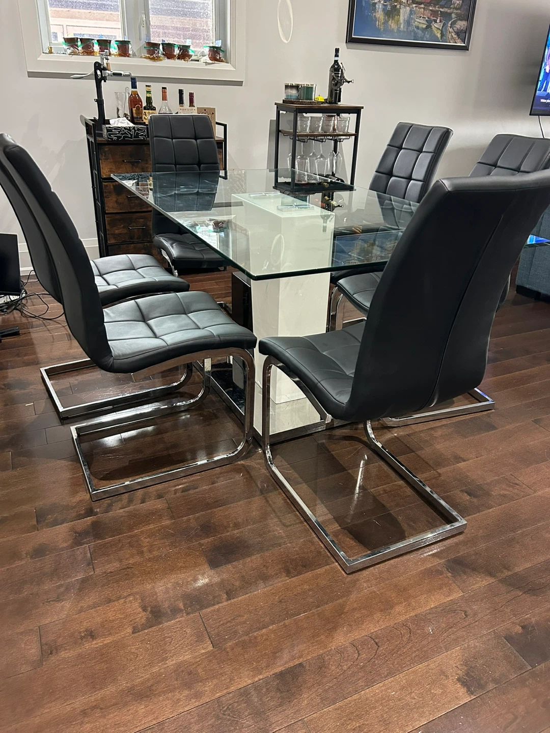 Modern Dining table and chairs - photo 4