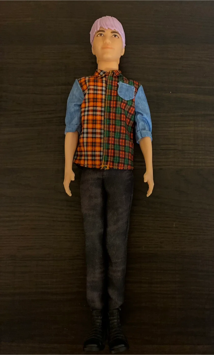 Barbie Fashionistas #154 Ken Doll Purple Hair thumbnail