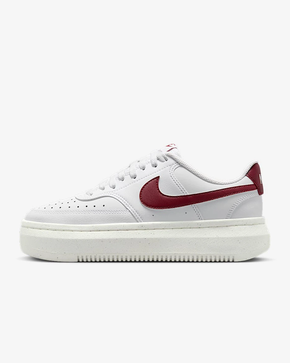 Nike Court Vision Low (model DZ5394-103) in white and red