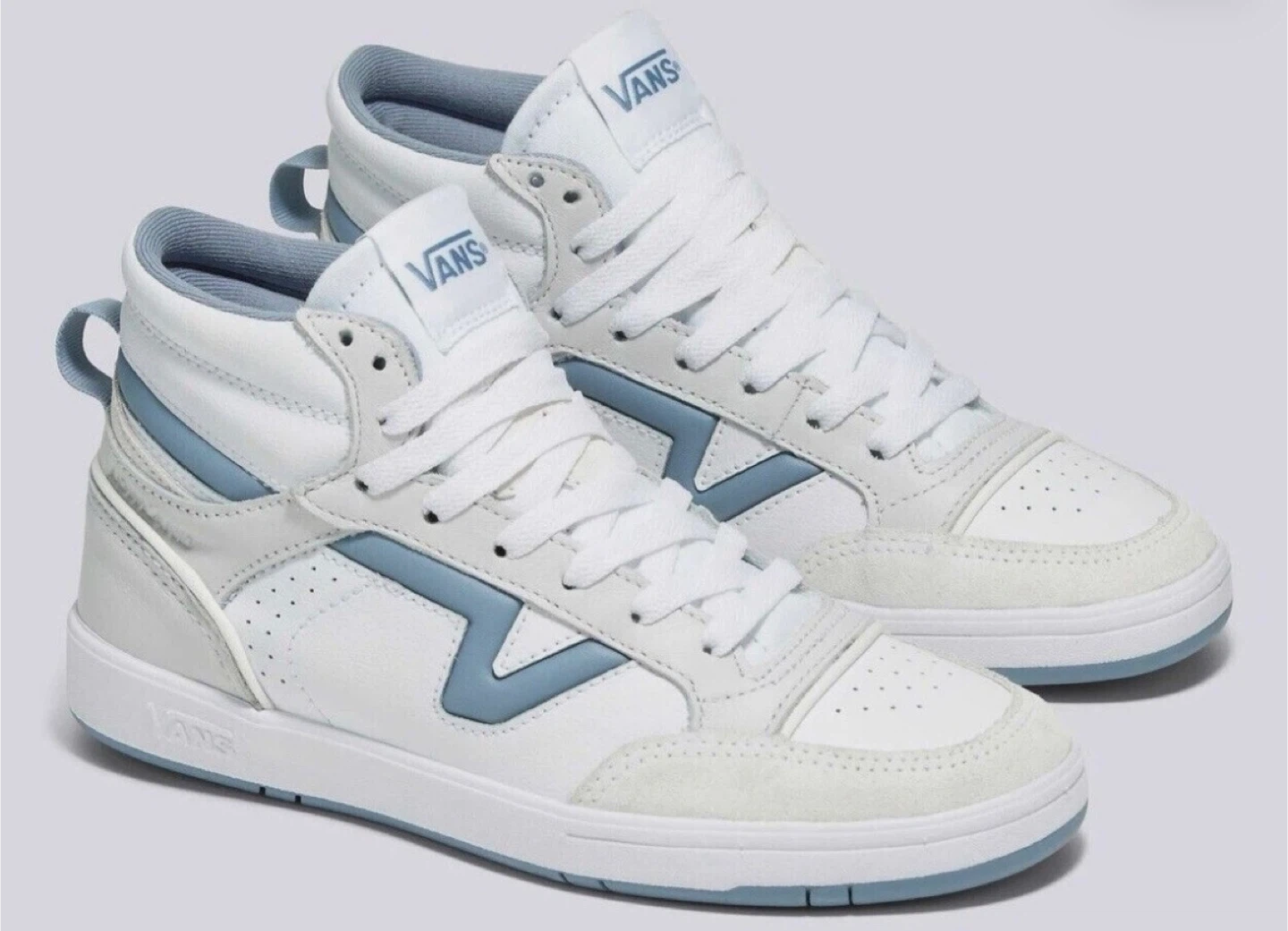 Vans Serio Lowland Mid ComfyCush (White/Blue)