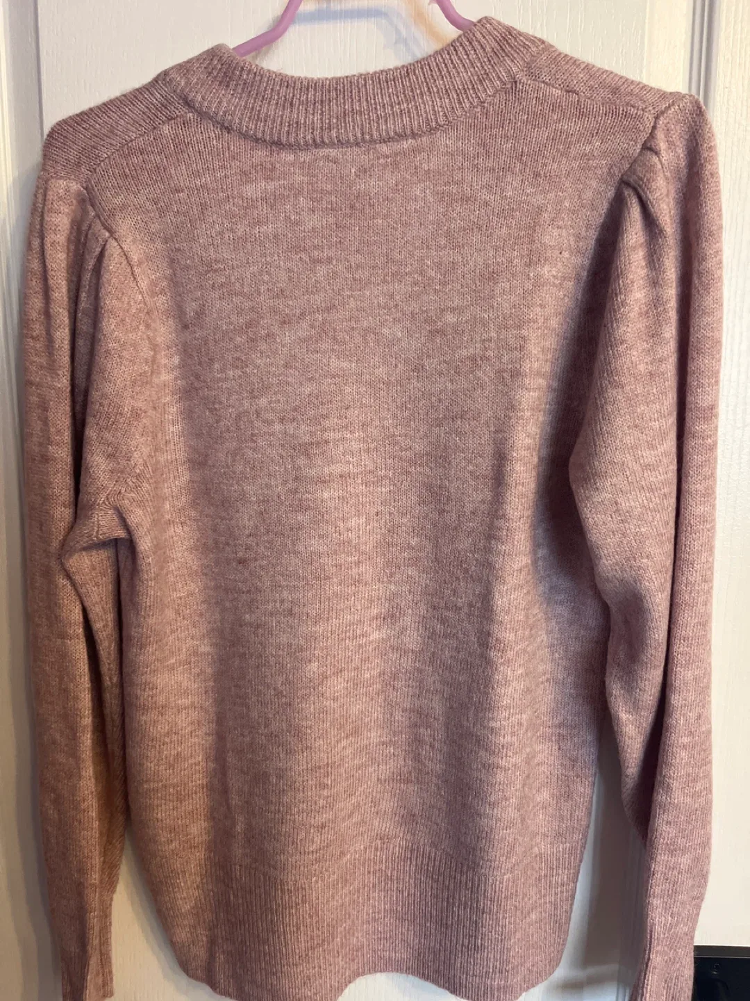 Cleo Petites Pink V-Neck Sweater - Size M image indicator(2)