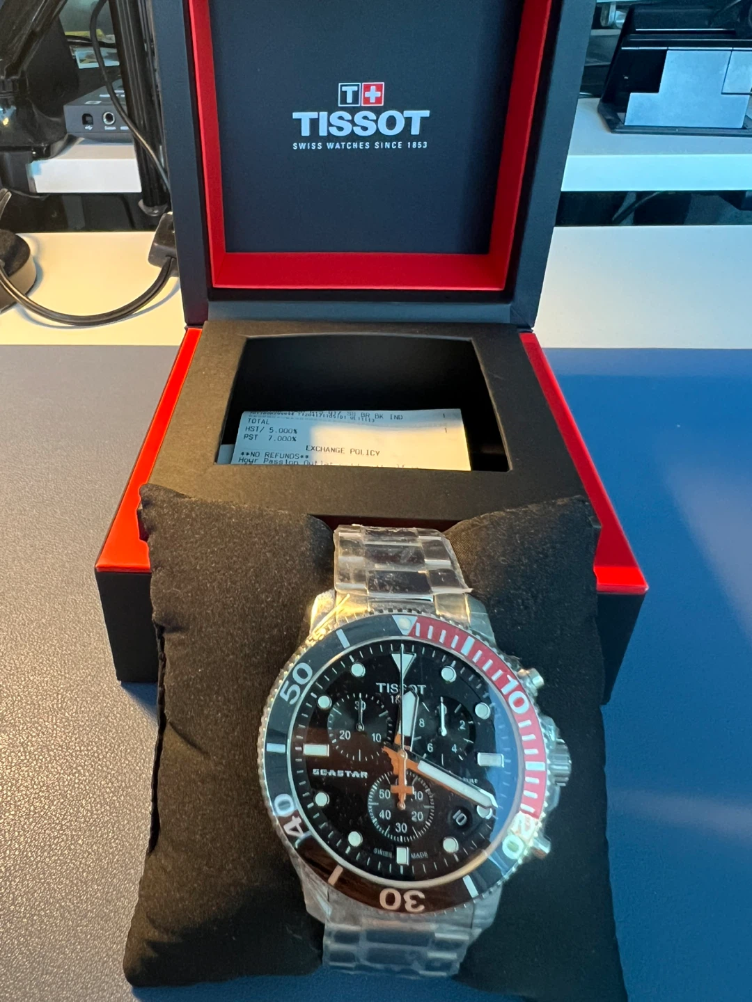 New Tissot Seastar Chronograph Watch - photo 5