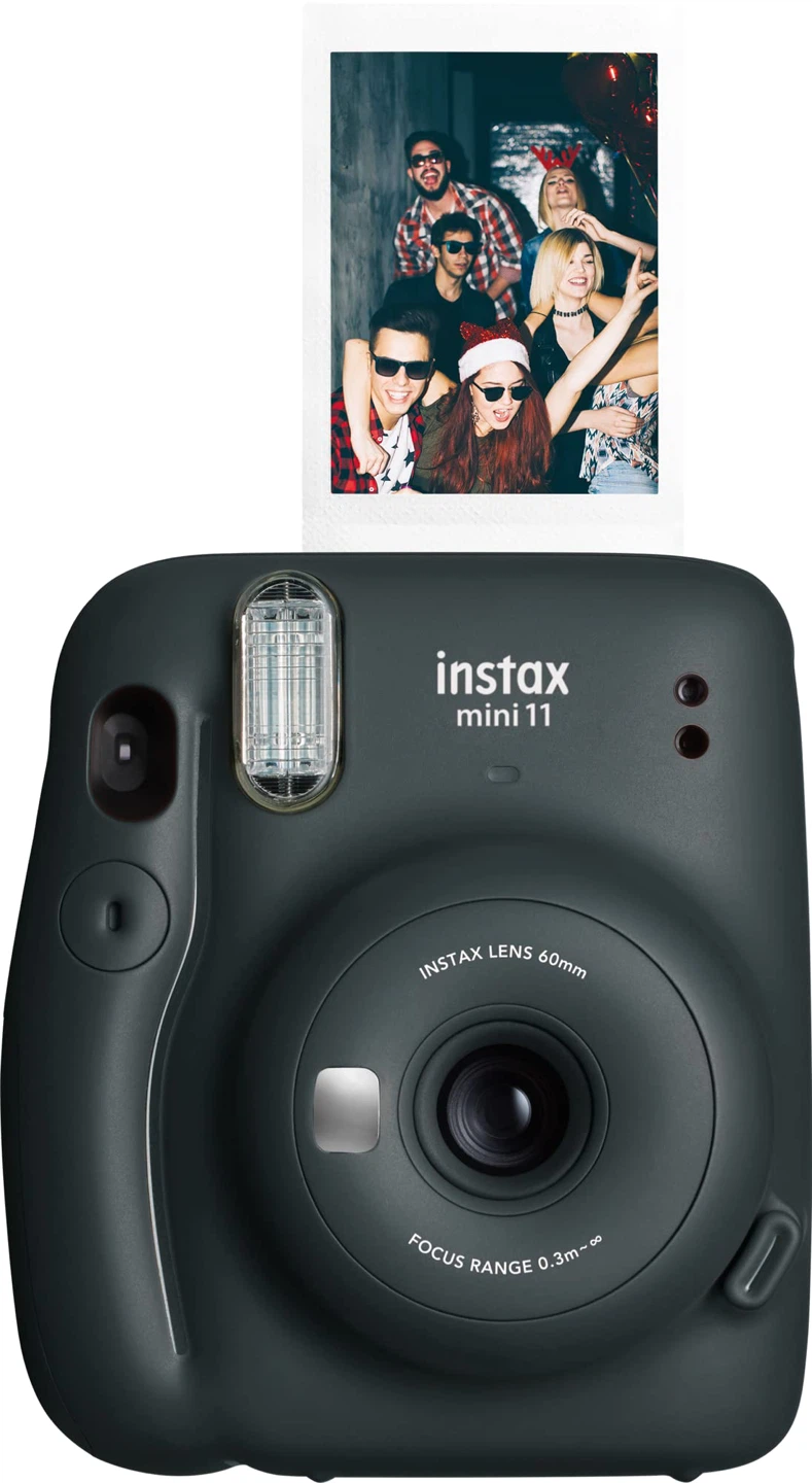 Fujifilm Instax Mini 11 (Charcoal Gray) + 20 Film Pack