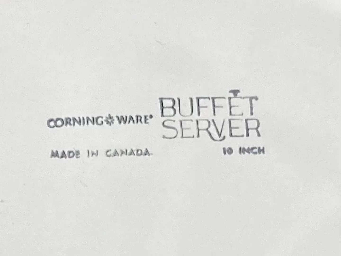 Vintage MCM Corningware 10” Buffet Server image indicator(7)