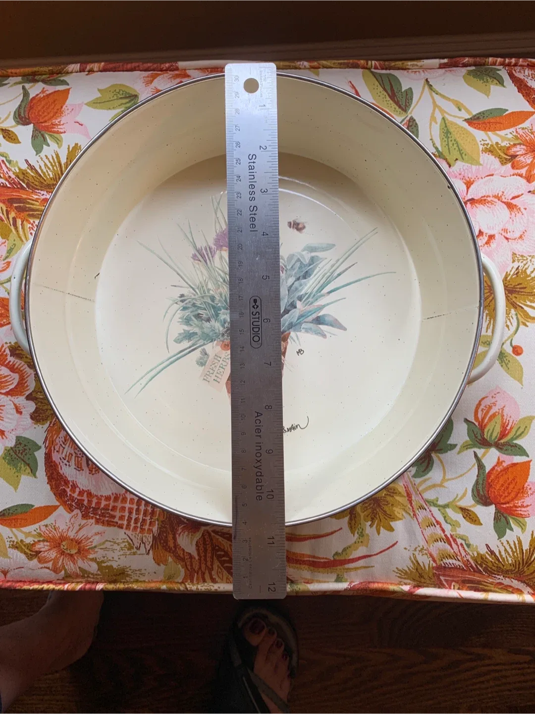 Marjolein Bastin Round Enamel Tray🥕 image indicator(6)