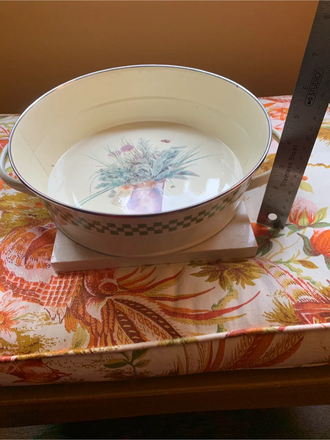 Marjolein Bastin Round Enamel Tray🥕 image indicator(7)