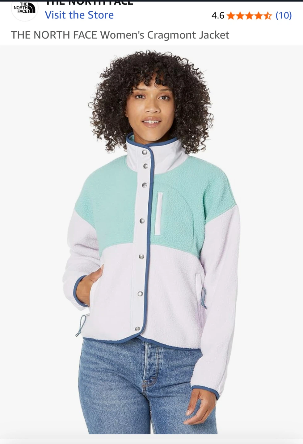 The North Face Cragmont Fleece Jacket - Small