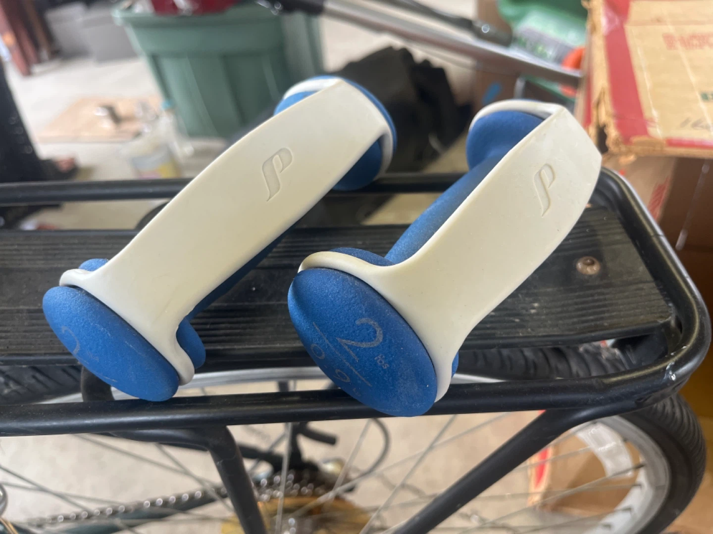 Pair of 2 lbs Dumbbells with Handles
