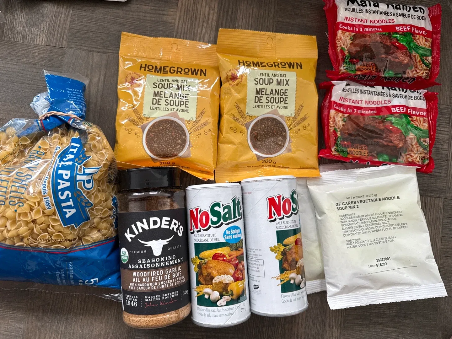 Assorted Pasta, Soup Mixes, Seasoning & Salt Substitute thumbnail