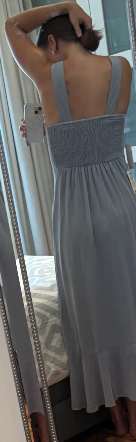 Blue Chiffon Dress (Size Small) - photo 2