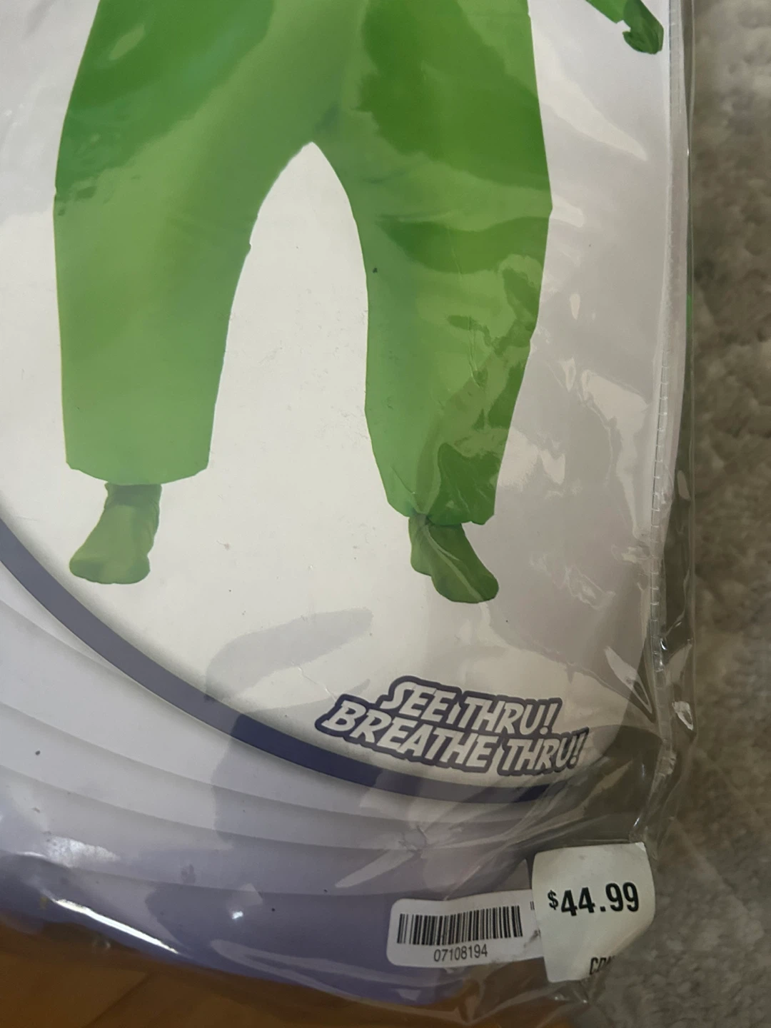 Spirit Halloween Super Skins Inflatable Suit - Child Size - photo 3